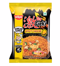 Nissin Geki Korean Ramen Spicy Cheese Flavoured Instant Noodles