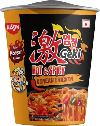 Nissin Geki Hot & Spicy Korean Chicken Flavoured Raman Cup