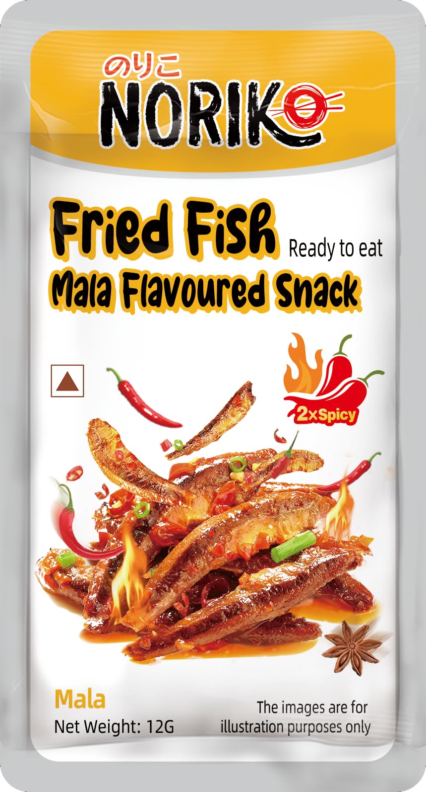 Noriko Fried Fish Ready to eat Mala Flavoured Snack